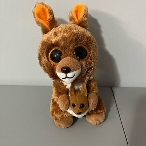 3/25$(Mix) Ty Beanie Boo's Kipper the Brown Kangaroo 6” 2010